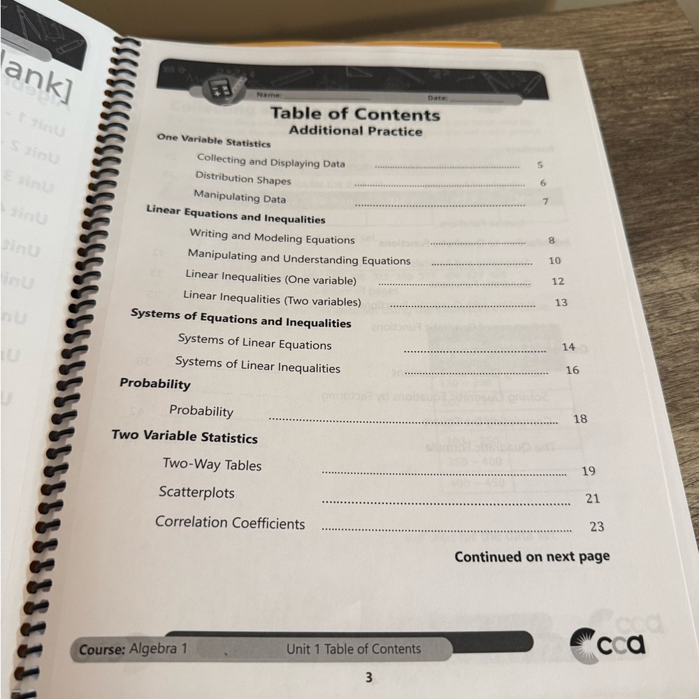 Algebra 1 Practice Books Texas Instruments Scientific Calculator Homeschool - Picture 7 of 16
